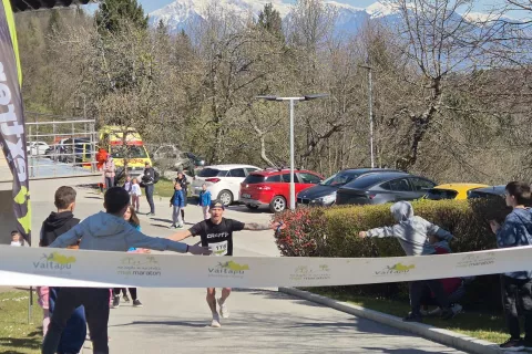 Ivan Novak je svoj lanski čas zmagovalca izbolj&scaron;al za skoraj &scaron;tiri minute. / Foto: Klara Mrak