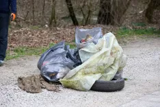 čistilna akcija očistimo Kranj 2026 smeti taborniki krajani Kokrica  / Foto: Tina Dokl