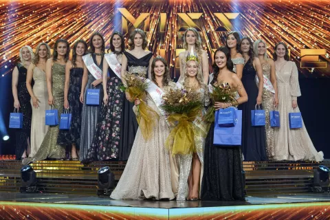 V velikem finalu so najvi&scaron;ja mesta zasedle: Taja Kac, Elin Kos in Dajana Mijatović / Foto: Jure Klobčar, Arhiv Dogodka