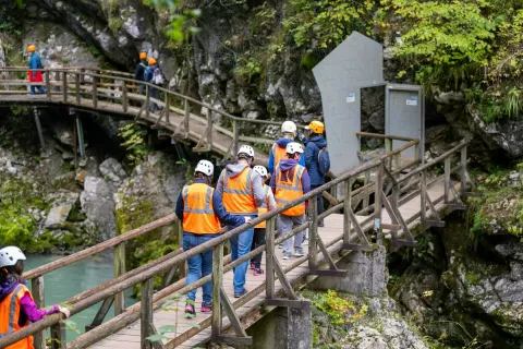 Likovna kolonija v Vintgarju v organizaciji TD GorjeSoteska Vintgar Turistično dru&scaron;tvo Gorje / Foto: Nik Bertoncelj
