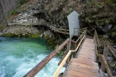 Redna zimska vzdrževalna dela Soteska Vintgar izven sezoneZaprta soteska vintgar zaprtje / Foto: Nik Bertoncelj