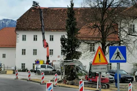 Največ &scaron;kode veter povzročil na gradu in &scaron;oli