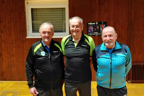 Od leve: Ciril Kozjek, Miran Uranič, Brane Rakovec / Foto: Osebni Arhiv Du&scaron;ana Javha