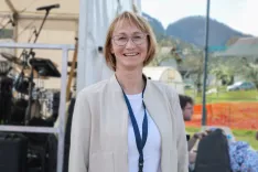 sprejem Nika in Domen Prevc Dolenja vas občina Železniki anketa Ana Prevc Megu&scaron;ar / Foto: Tina Dokl