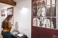 Zgodba o Veroniki Deseni&scaron;ki je gostujoča razstava z gradu Veliki Tabor v Hrva&scaron;kem zagorju. / Foto: Zavod Za Kulturo Bled