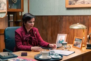 Vesna Slapar v vlogi Irene Vouk / Foto: Rtv Slo (adrian Pregelj)