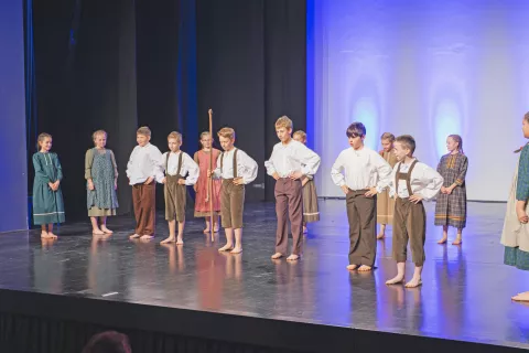 Folklorna skupina Thin na odru Doma kulture Kamnik / Foto: A2m Vision