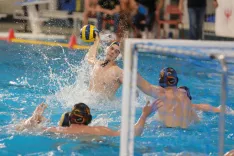 LEN Challenger cup, finale, AVK Triglav in Galatasaray SK na fotografiji Nace &Scaron;tromajer igralec pri Triglavu / Foto: Tina Dokl