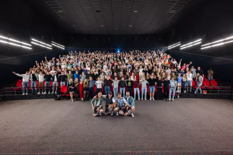 Fehtarji - premiera video albuma ("Strici so mi povedali") v Cineplexx Kranj / Foto: Primož Pičulin