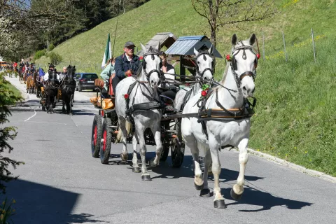 Srečanje konjenikov treh dežel v Ratečah