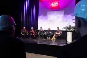 Predstavitev albuma MUSICK v ljubljanski Cukrarni je potrdila, da Laibach ostajajo eden ključnih fenomenov umetni&scaron;ke krajine. / Foto: Matic Zorman