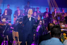 koncert Anton Tone Habjan z gosti &scaron;portna dvorana Železniki / Foto: Tina Dokl
