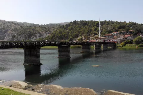 Skader, stari most čez reko Bojano / Foto: Slavko Zupanc
