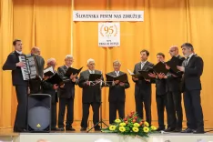kulturni večer 95 letnica ustanovitve mo&scaron;kega pevskega zbora MPZ Kud Triglav Duplje na fotografiji / Foto: Tina Dokl
