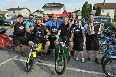 Tomos klub &Scaron;kofja Loka je navdu&scaron;il. / Foto: alenka brun