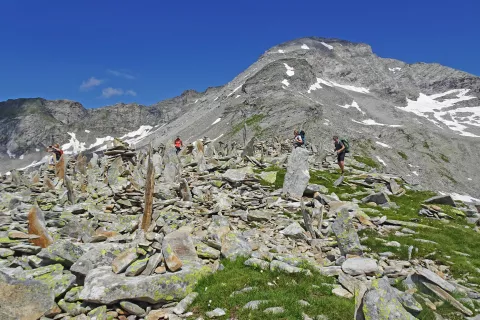 Pogled na Hoher Riffler z vrha Petersk&ouml;pfl. / Foto: Jelena Justin