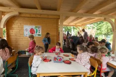 Otvoritev učilnice na prostem vrtca Janina. Kranj, 15. 6. 2026 / Foto: Matic Zorman
