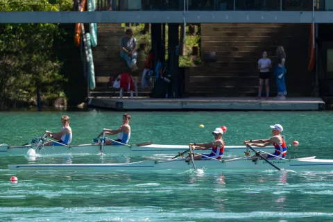 Tradicionalna 65. prvomajska vesla&scaron;ka regata Blednedelja 26.4.2026 Bled / Foto: Nik Bertoncelj