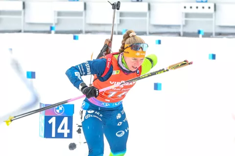 BMW IBU svetovni pokalu biatlon 2025 Pokljuka Polona Klemenčič / Foto: Tina Dokl