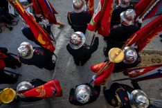 Slavnostna parada prostovoljnega gasilskega dru&scaron;tva Preddvor ob 130 letnici delovanja / Foto: Primož Pičulin