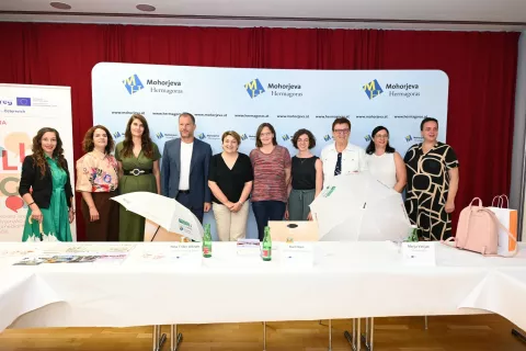 Lingua novinarska konferenca / Foto: arhiv Mohorjeve družbe
