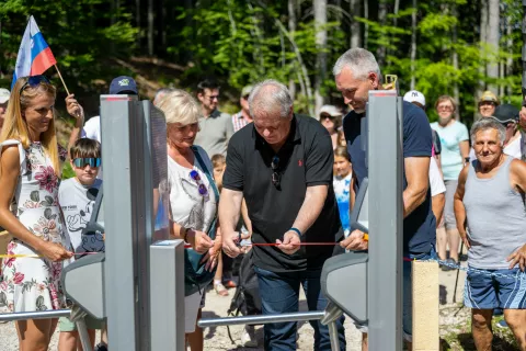 Odprtje sedežnice Vitranc 2 Kranjska GoraSmuči&scaron;če Kranjska Gora, 25. junij 2026 / Foto: Nik Bertoncelj