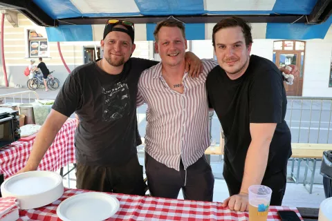  Korobac: tomaz zabjek, grega koderman, saso gorjup / Foto: Alenka Brun