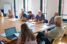 Izredna seja KGZS OI Jesenice na temo napada volka in medvedaKonferenčna dvorana Upravna enota Jesenice, 29. junij 2026 / Foto: Nik Bertoncelj