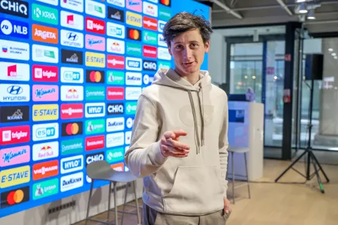novinarska tiskovna predstavitev poleti skoki Planica 2026 Cene Prevc / Foto: Tina Dokl