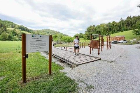 Park Log Gorenja vas občina Gorenja vas Poljane / Foto: Tina Dokl
