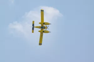 Dogodek ob koncu projekta Nakup letal za ga&scaron;enje Air Tractor na voja&scaron;ki plo&scaron;čadi letali&scaron;ča Ljubljana / Foto: Primož Pičulin