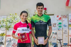 Absolutna zmagovalca Jasmina Potisk in Nejc Čenčič / Foto: Simon Benedičič