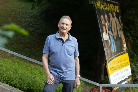 Habakuk - pevsko igrana komedija. Za javnost odprta generalna vaja, na dan pred premiero predstave. Studenec pri Krtini, 17. 7. 2026 / Foto: Matic Zorman