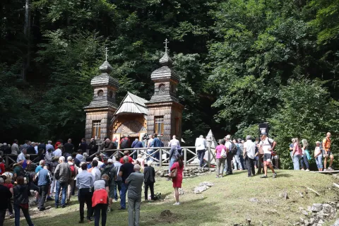 Svečanost ob Ruski kapelici na Vr&scaron;iču