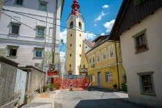 Popolna zapora ceste Begunje na Gorenjskem15. julij 2026 / Foto: Nik Bertoncelj