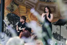 koncerti v Layerci koncert Martina Duhani in Rok Valjavec Layerjeva hi&scaron;a Kranj / Foto: Tina Dokl