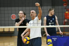 Slovenci se bodo v četrtfinalu pomerili s Turki. / Foto: Odbojkarska zveza Slovenije