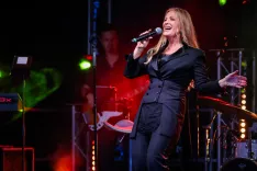 Ulična kulinarika okusi Radovljice in koncert Helena Blagne Linhartov trg Radovljica / Foto: Tina Dokl