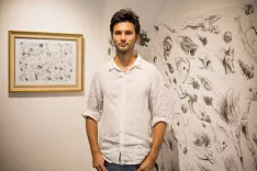 Martin Ramove&scaron;, razstava Galerija Prečna / Foto: Ale&scaron; Senožetnik