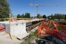 Gradnja mostu poteka po načrtih