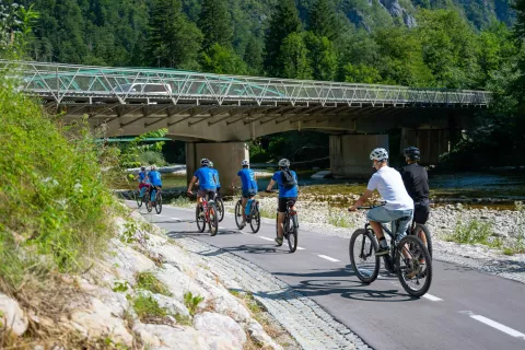 Odprtje kolesarske poti Bled - Bohinj15. julij 2026 / Foto: Nik Bertoncelj