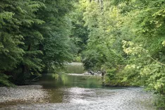 kanjon reke Kokre splo&scaron;ne klop, most, voda soteska, simbolične du&scaron;evna stiska, vročina, ohladitev / Foto: Tina Dokl
