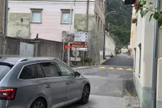 Cesta skozi Begunje je že odprta
