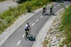 Zapora odseka kolesarske povezave v Bohinju