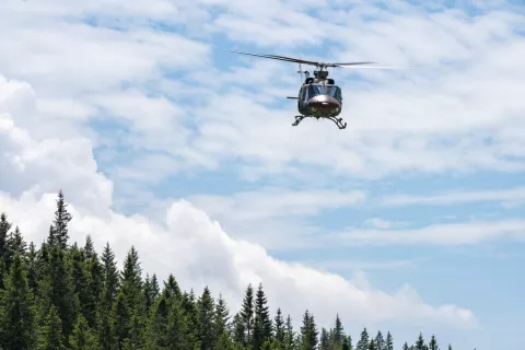 Simbolična fotografija voja&scaron;ki helikopter / Foto: Nik Bertoncelj