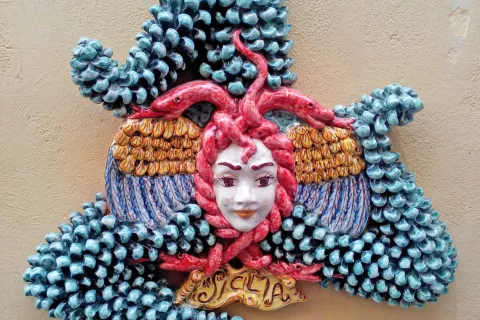 Simbol Sicilije (triskelion) / Foto: Slavko Zupanc