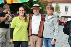 Na eko prazniku v Kranju: (z leve) Danica Pavlič, &Scaron;tefan Merkač in Mojca Pov&scaron;nar Starman / Foto: Tina Dokl