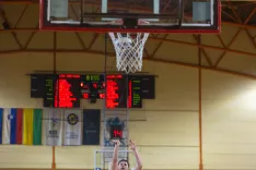 Druga polfinalna tekma med KK &Scaron;kofja Loka LTH Castings in KK Plama Pur Ilirska Bistrica. LTH Castings 76 : 97 Plama Pur. &Scaron;kofja Loka, 18. 4. 2026 / Foto: Matic Zorman