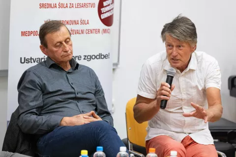Okrogla miza o &scaron;portu / Foto: Peter Ko&scaron;enina