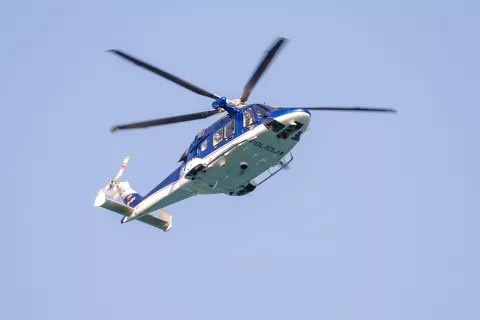 Simbolična fotografija helikopter Slovenska policija / Foto: Nik Bertoncelj
